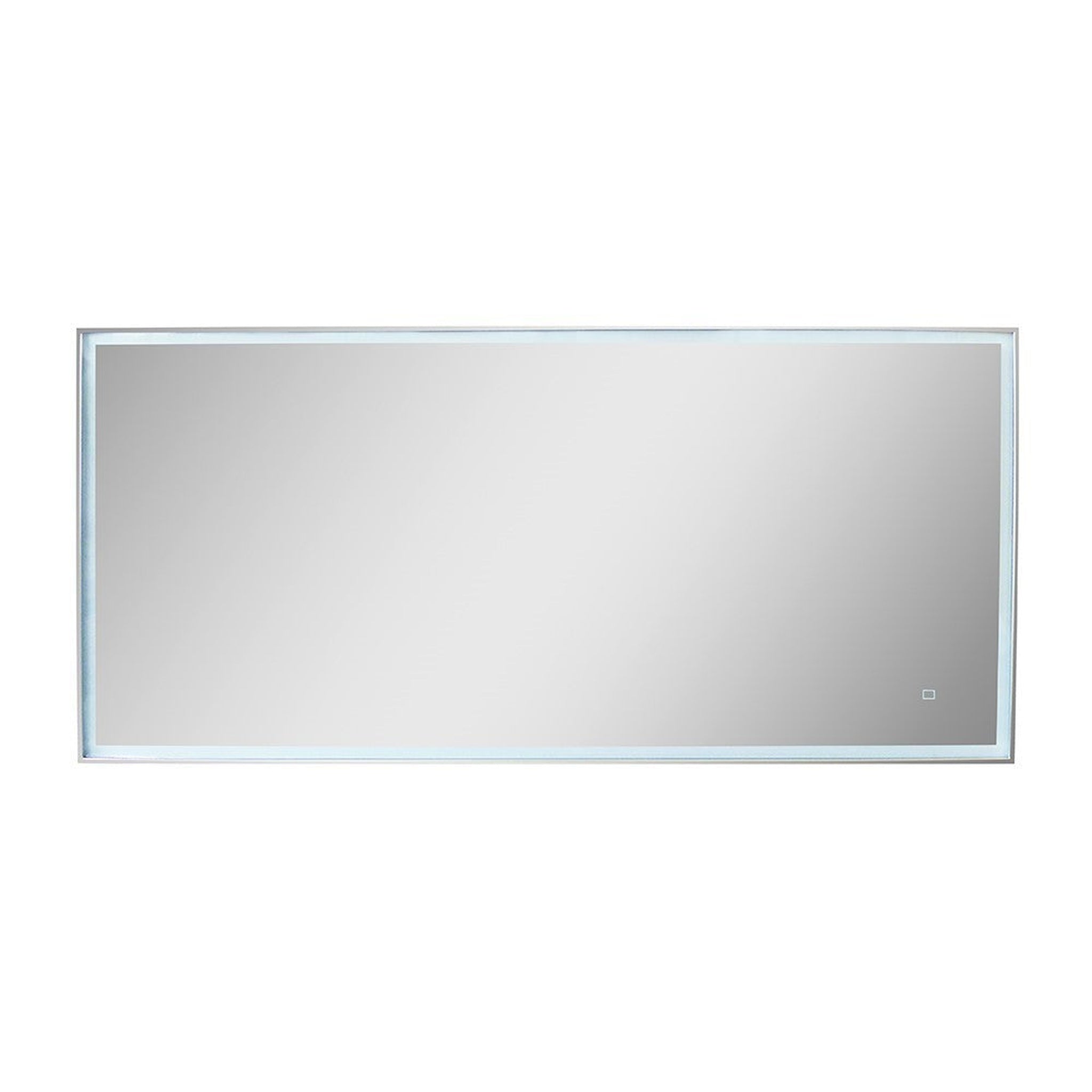 Bellaterra Home, Bellaterra Home 59" x 28" Rectangle Wall-Mounted LED Bordered Illuminated Mirror