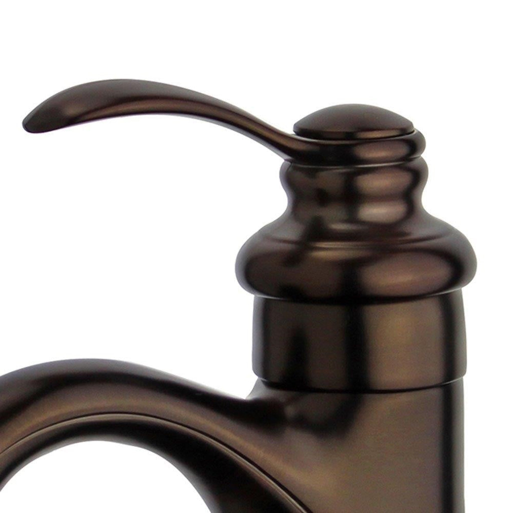 Bellaterra Home, Bellaterra Home Barcelona 6" Single-Hole and Single Handle Oil Rubbed Bronze Bathroom Faucet