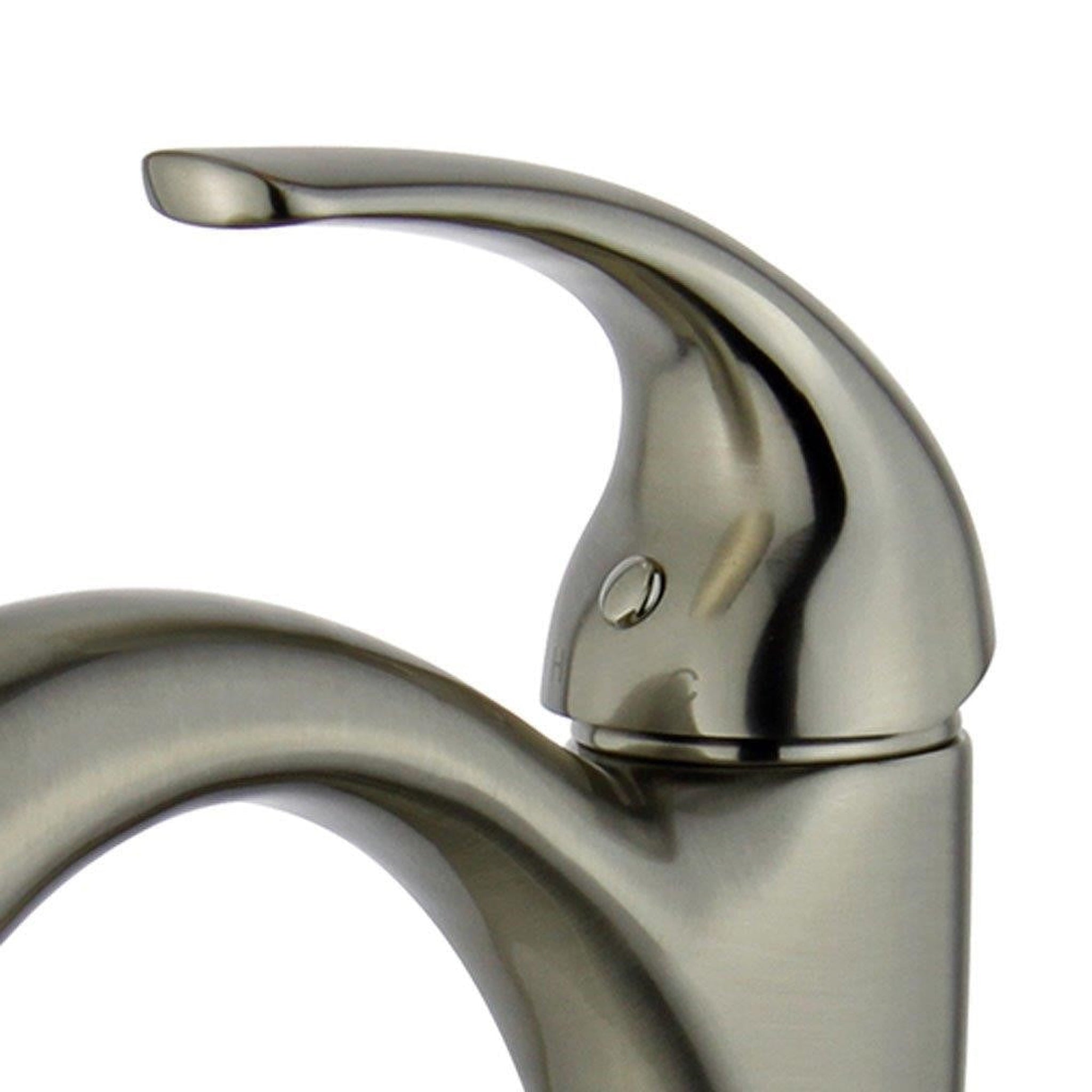 Bellaterra Home, Bellaterra Home Seville 8" Single-Hole and Single Handle Brushed Nickel Bathroom Faucet