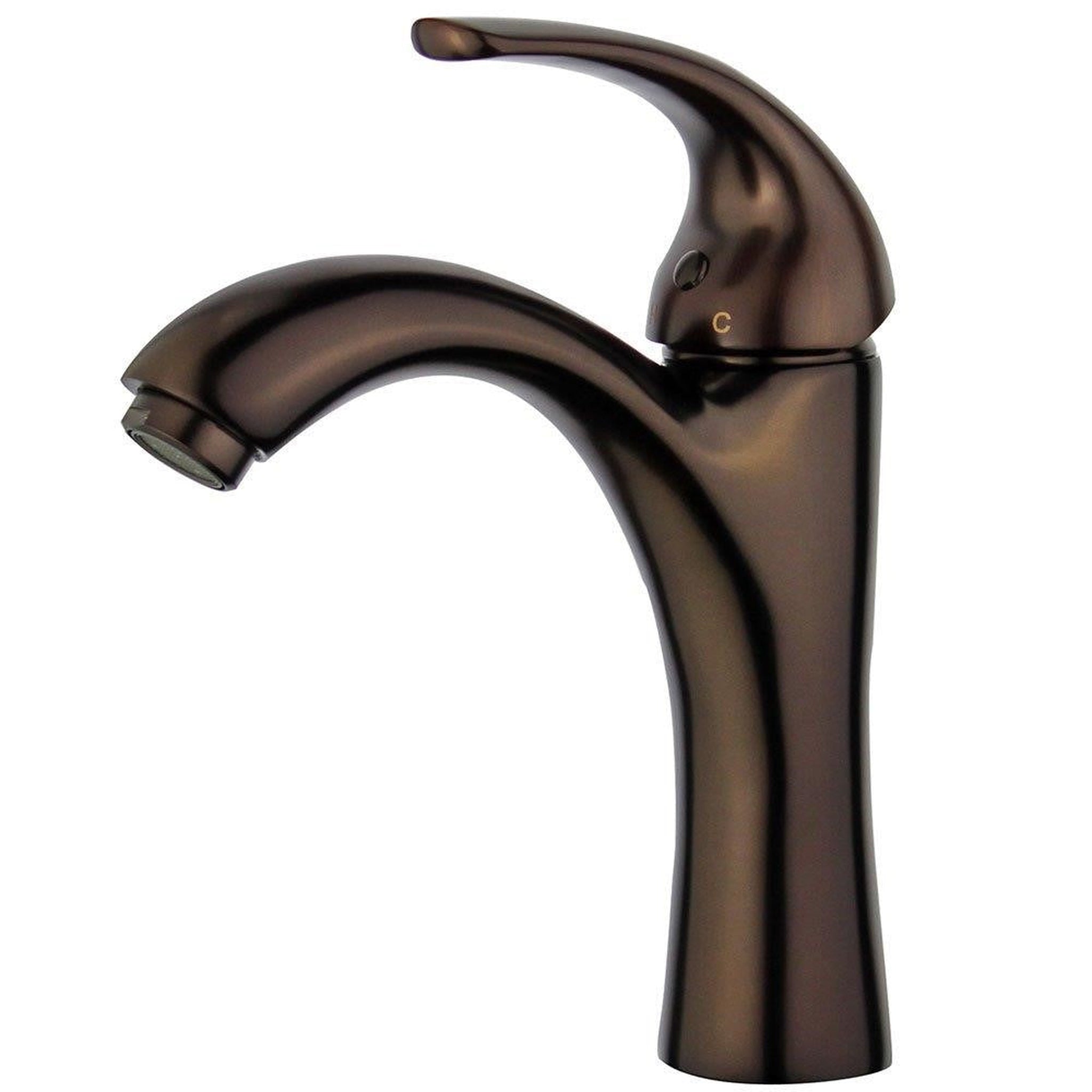 Bellaterra Home, Bellaterra Home Seville 8" Single-Hole and Single Handle Oil Rubbed Bronze Bathroom Faucet With Overflow Drain