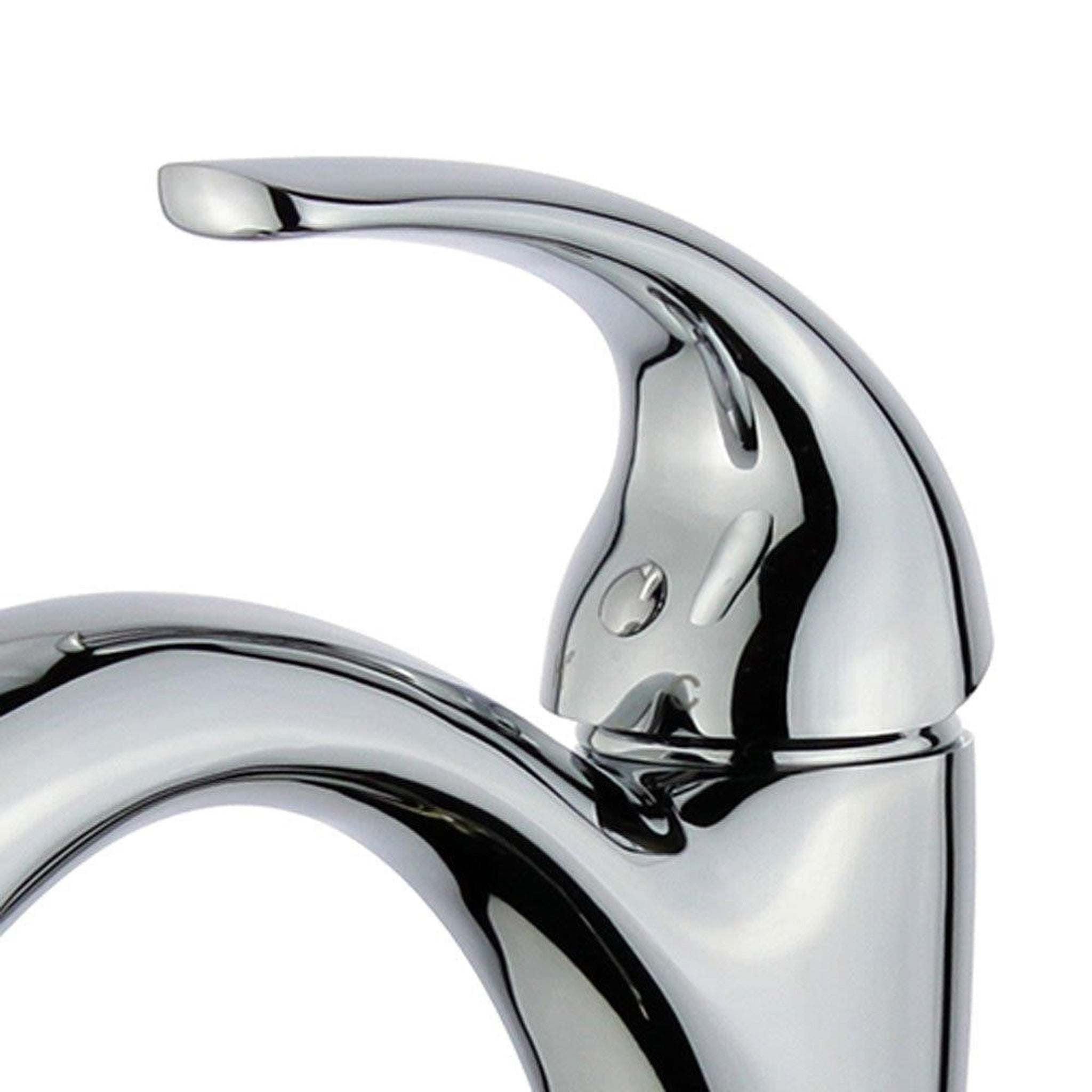 Bellaterra Home, Bellaterra Home Seville 8" Single-Hole and Single Handle Polished Chrome Bathroom Faucet