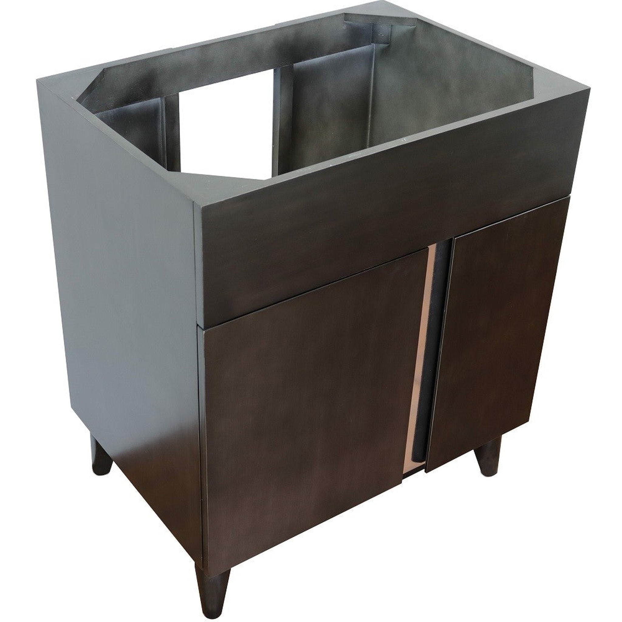 Bellaterra Home, Bellaterra Home Urban 30" 1-Door Silvery Brown Freestanding Vanity Base