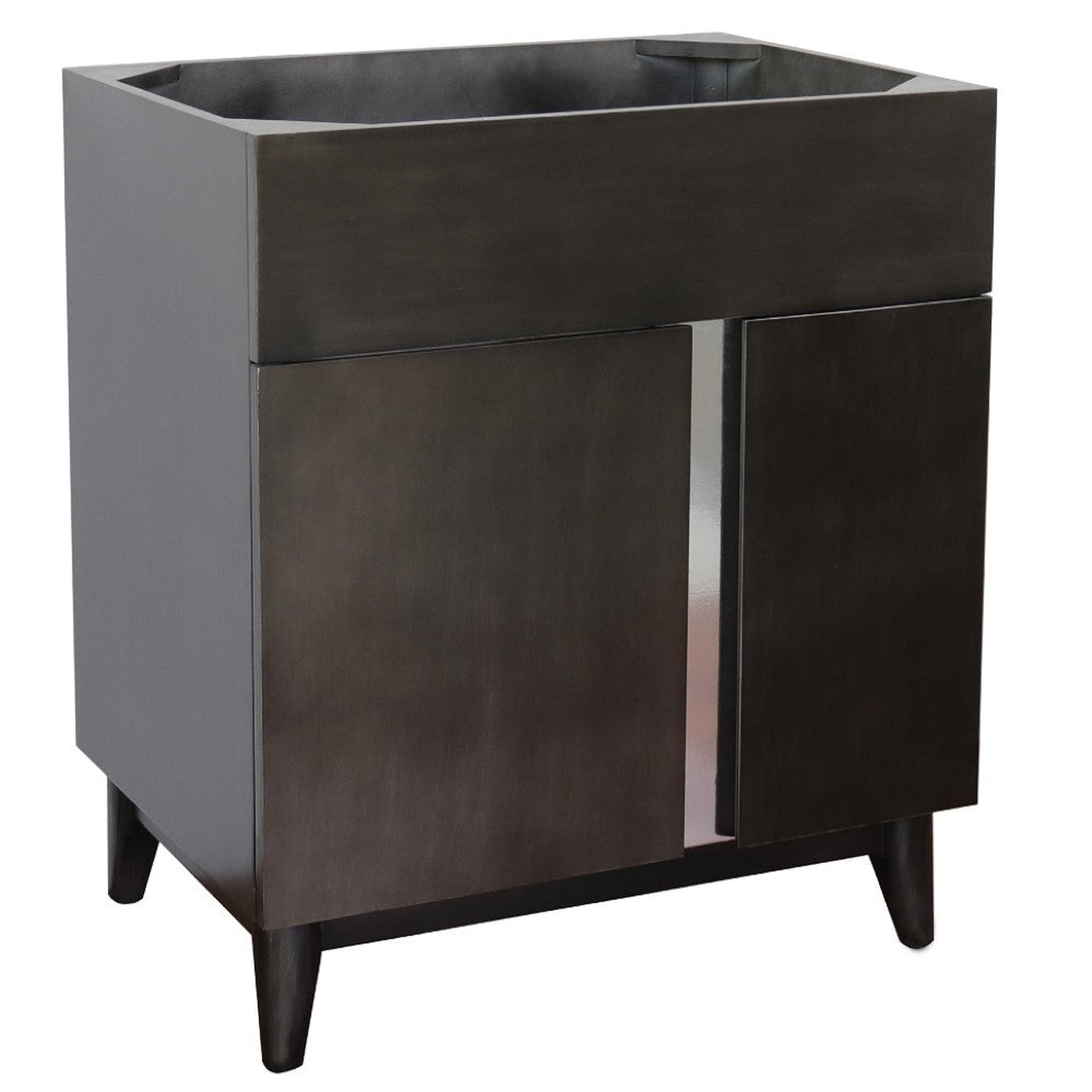 Bellaterra Home, Bellaterra Home Urban 30" 1-Door Silvery Brown Freestanding Vanity Base