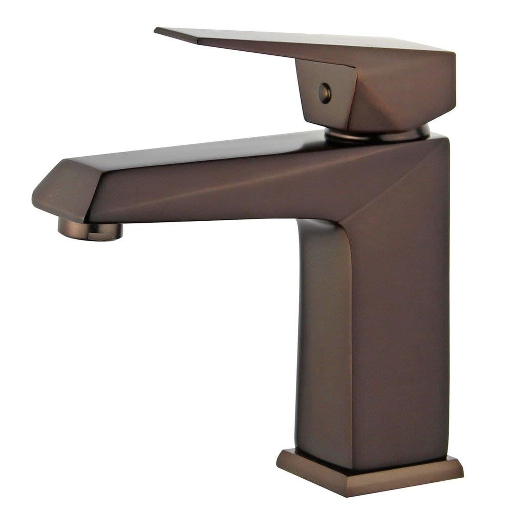 Bellaterra Home, Bellaterra Home Valencia 7" Single-Hole and Single Handle Oil Rubbed Bronze Bathroom Faucet With Overflow Drain