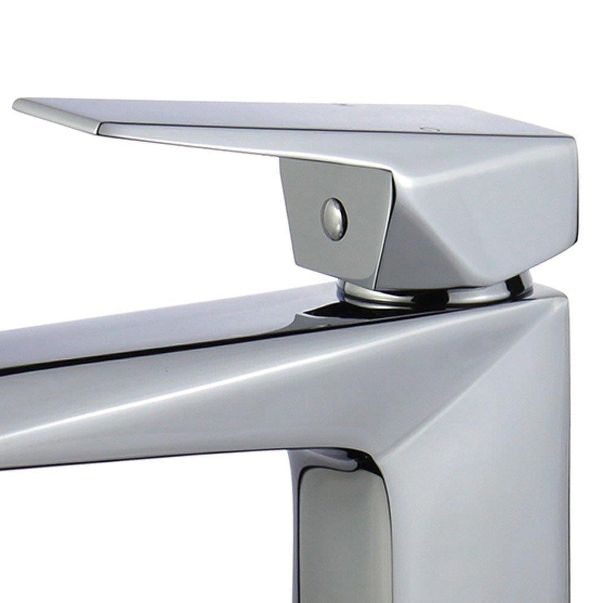 Bellaterra Home, Bellaterra Home Valencia 7" Single-Hole and Single Handle Polished Chrome Bathroom Faucet