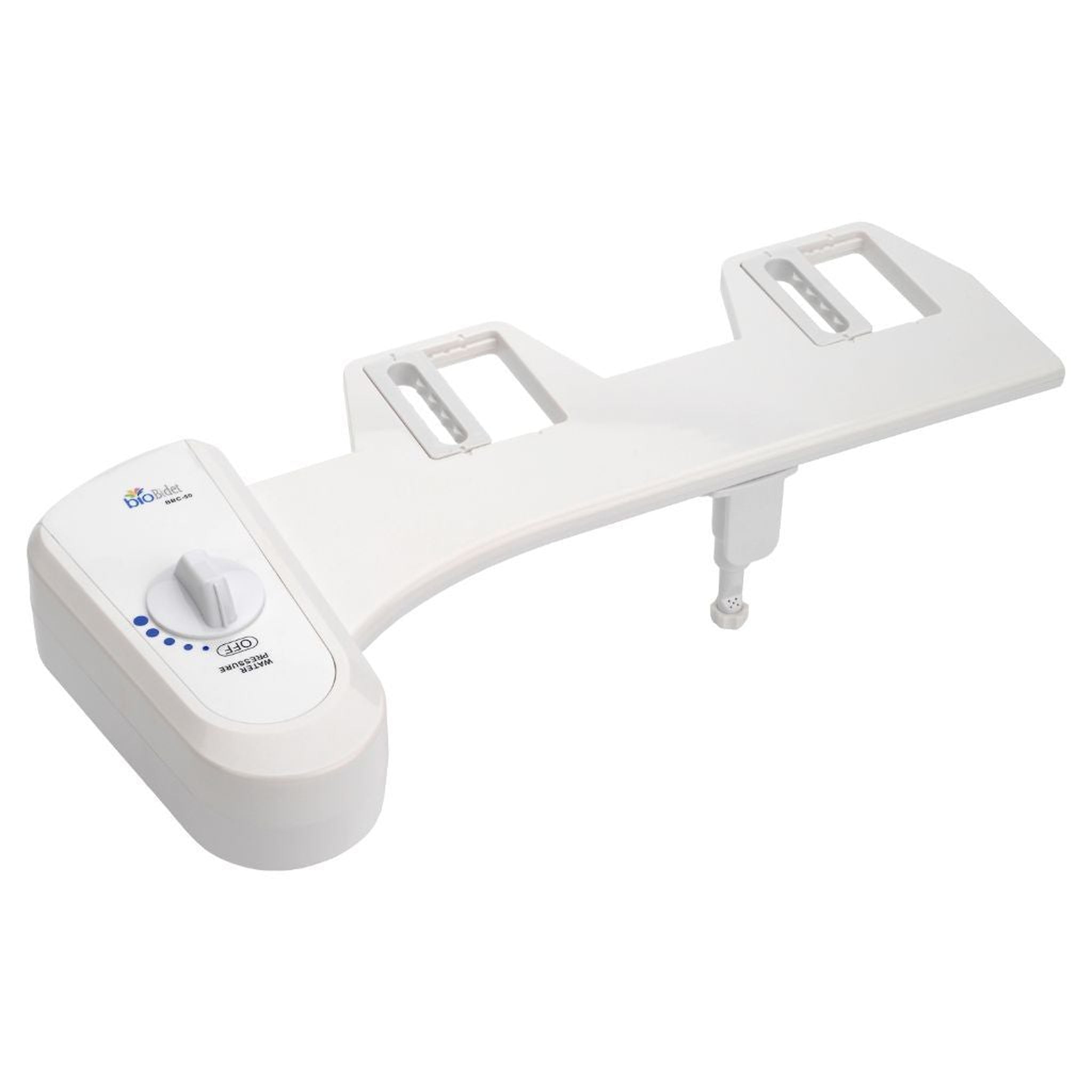 Bio Bidet, Bio Bidet Simplet BB-70 17" White Non-Electric Bidet Attachment With Retractable Nozzle