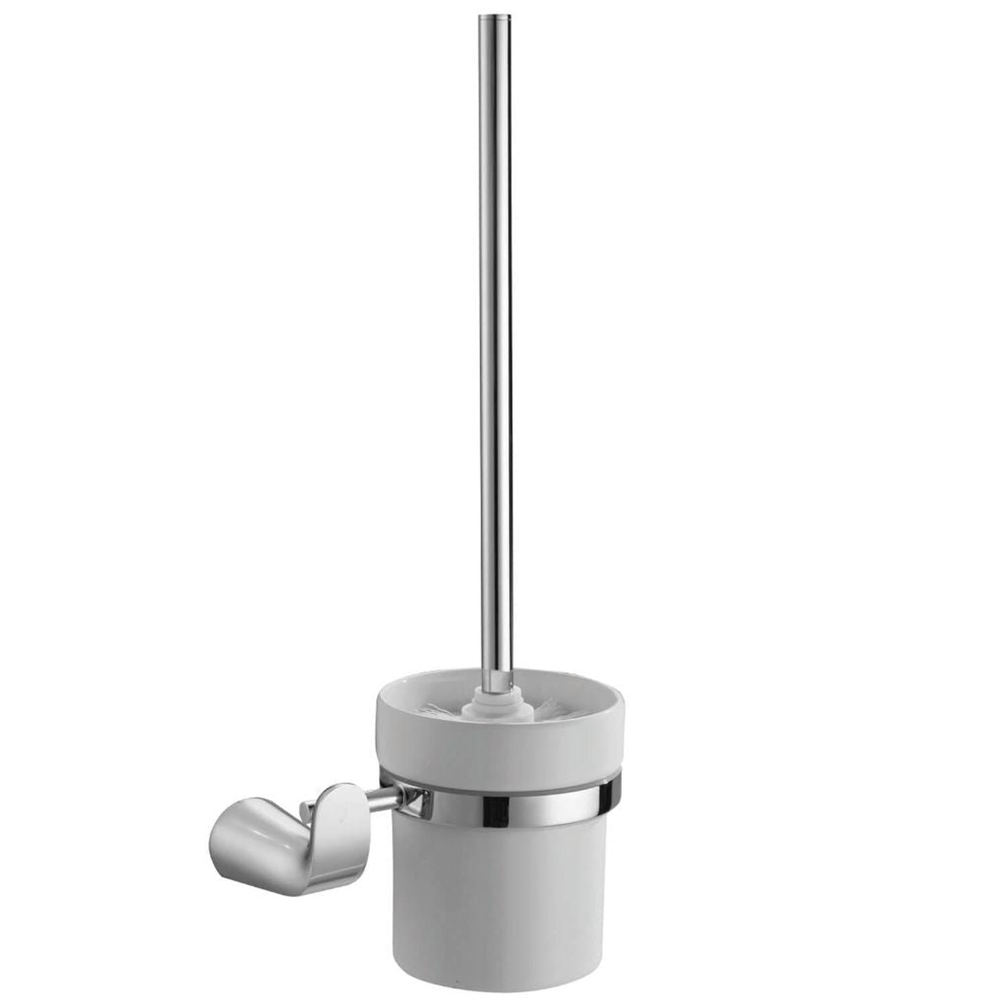 Blossom, Blossom 100 Series 6" x 14" Chrome Brass Toilet Brush Holder