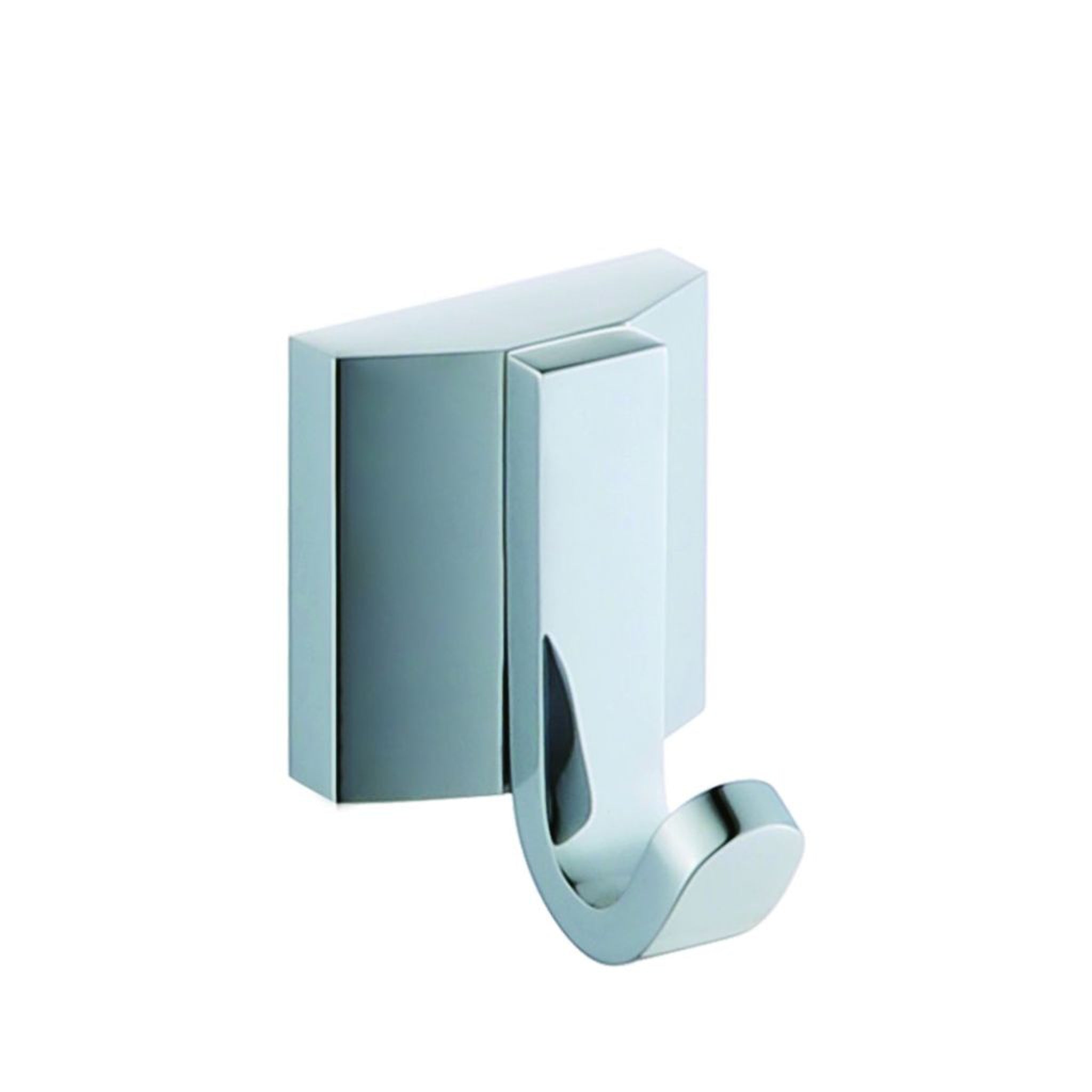 Blossom, Blossom 200 Series 2" x 2" Chrome Brass Robe Hook With Square Mount Post