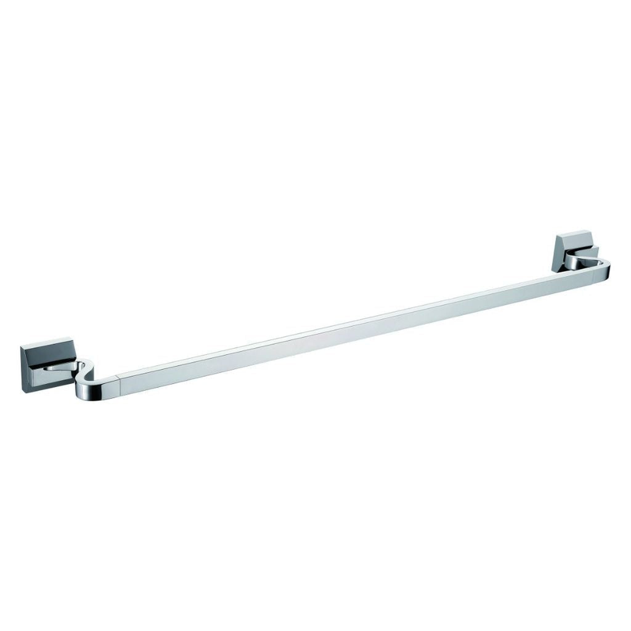 Blossom, Blossom 200 Series 24" x 2" Chrome Brass Single Towel Bar