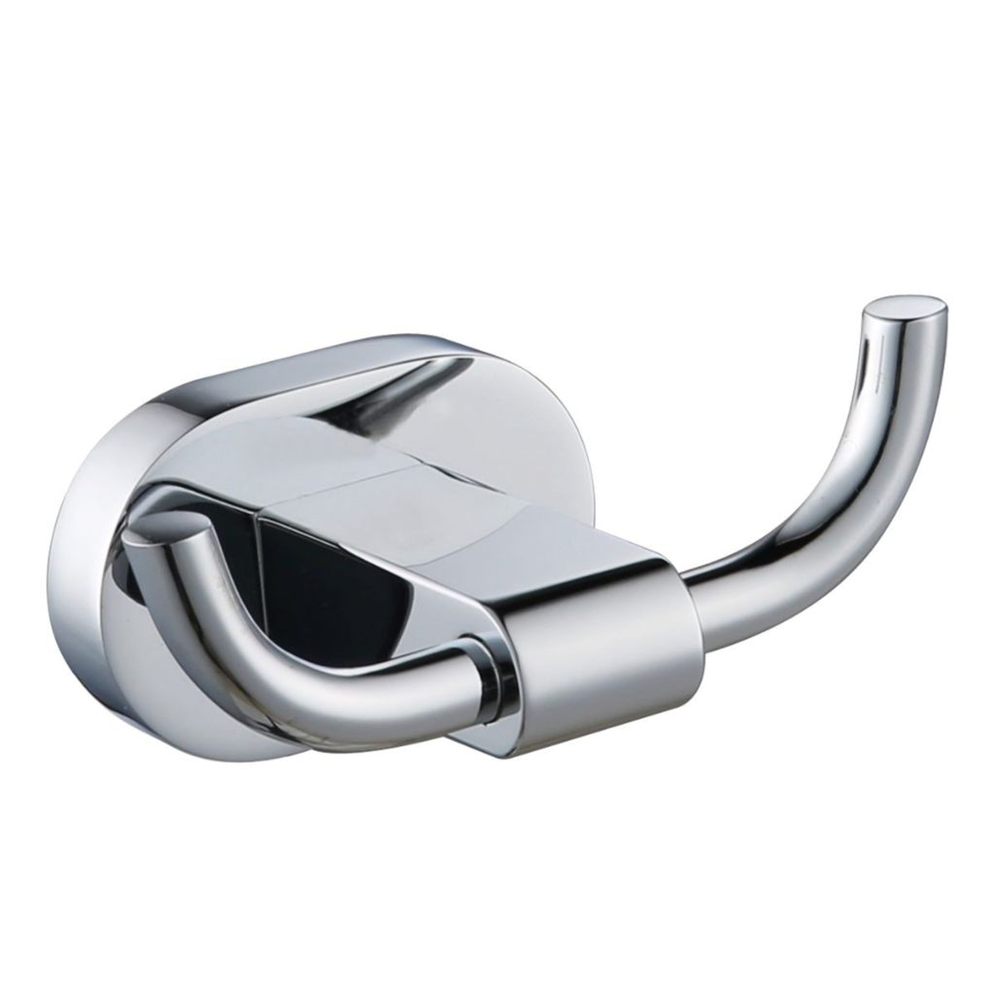 Blossom, Blossom 300 Series 4" x 2" Chrome Brass Robe Hook With Oval Mount Post