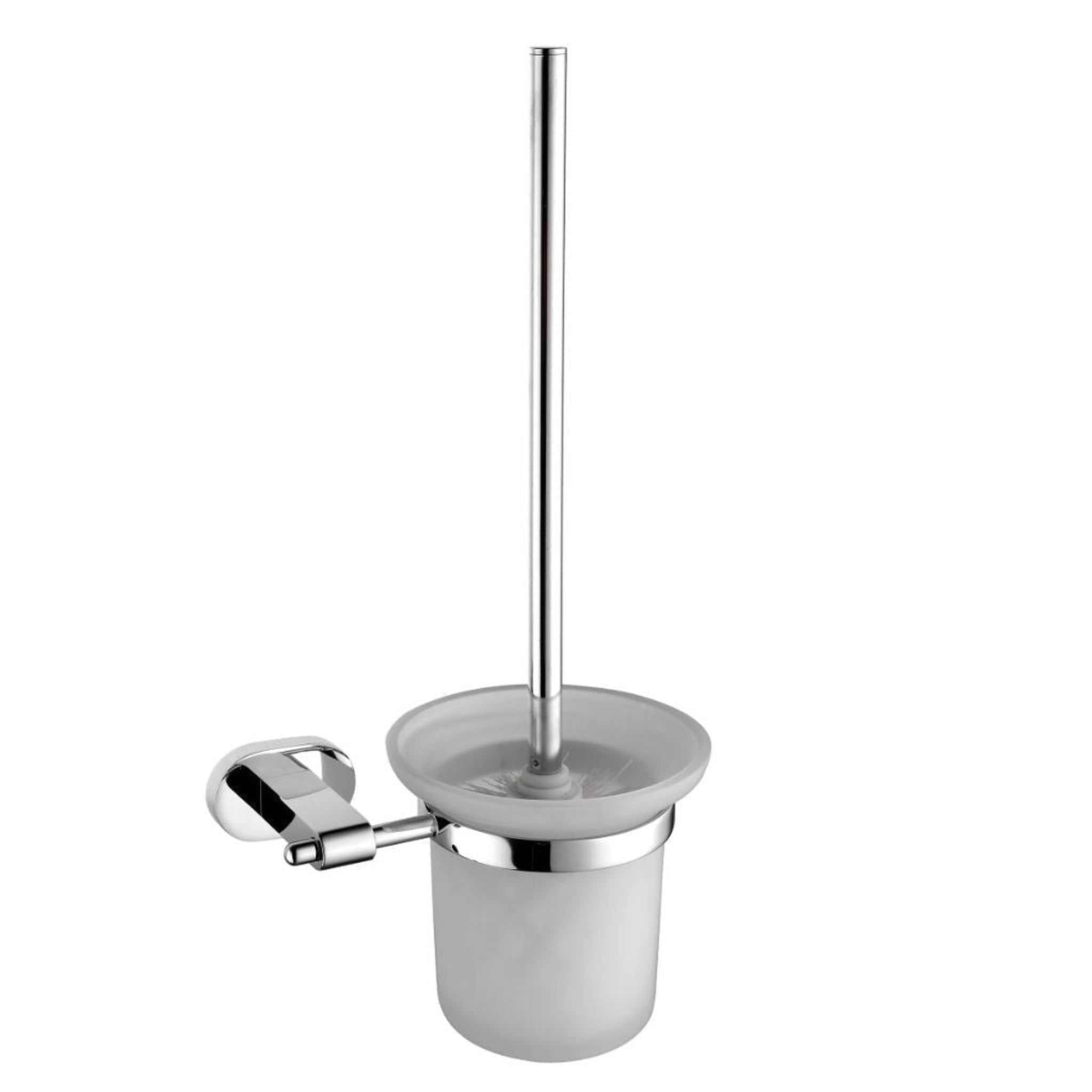 Blossom, Blossom 300 Series 7" x 14" Chrome Brass Toilet Brush Holder