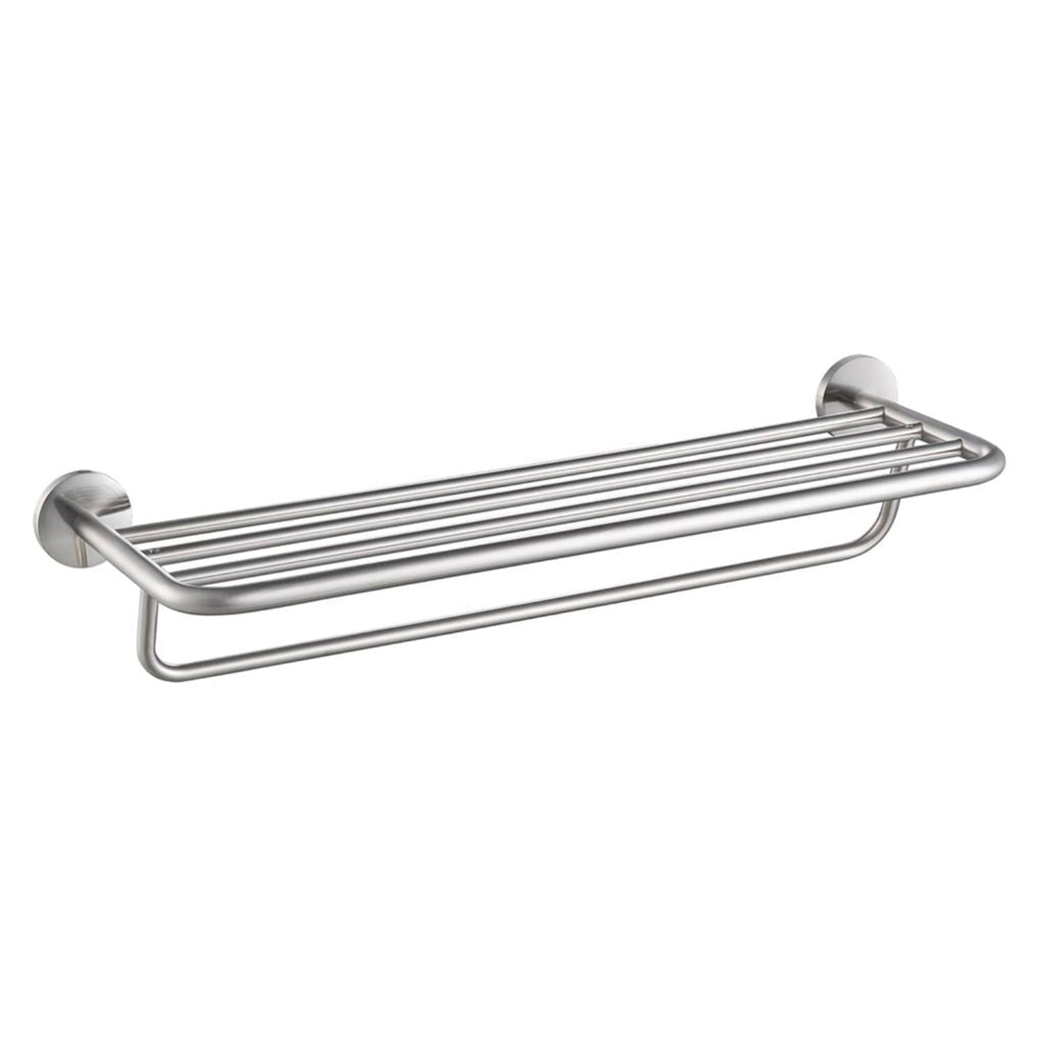 Blossom, Blossom 500 Series 26" x 5" Brushed Nickel Brass Towel Rack