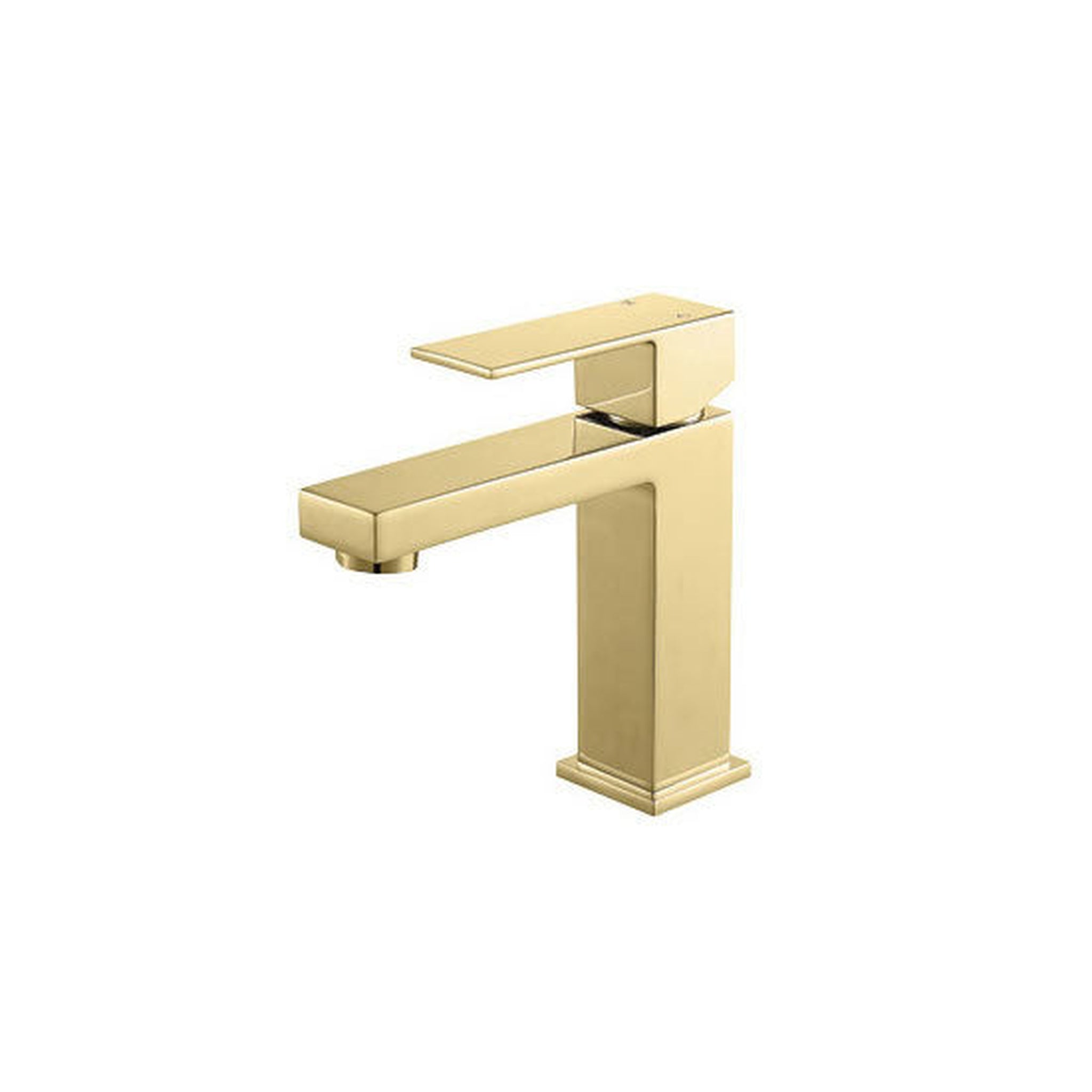 US Bath Store, BNK BFB5101SB Satin Brass Single Handle Lavatory Faucet With Single-Hole Mounted