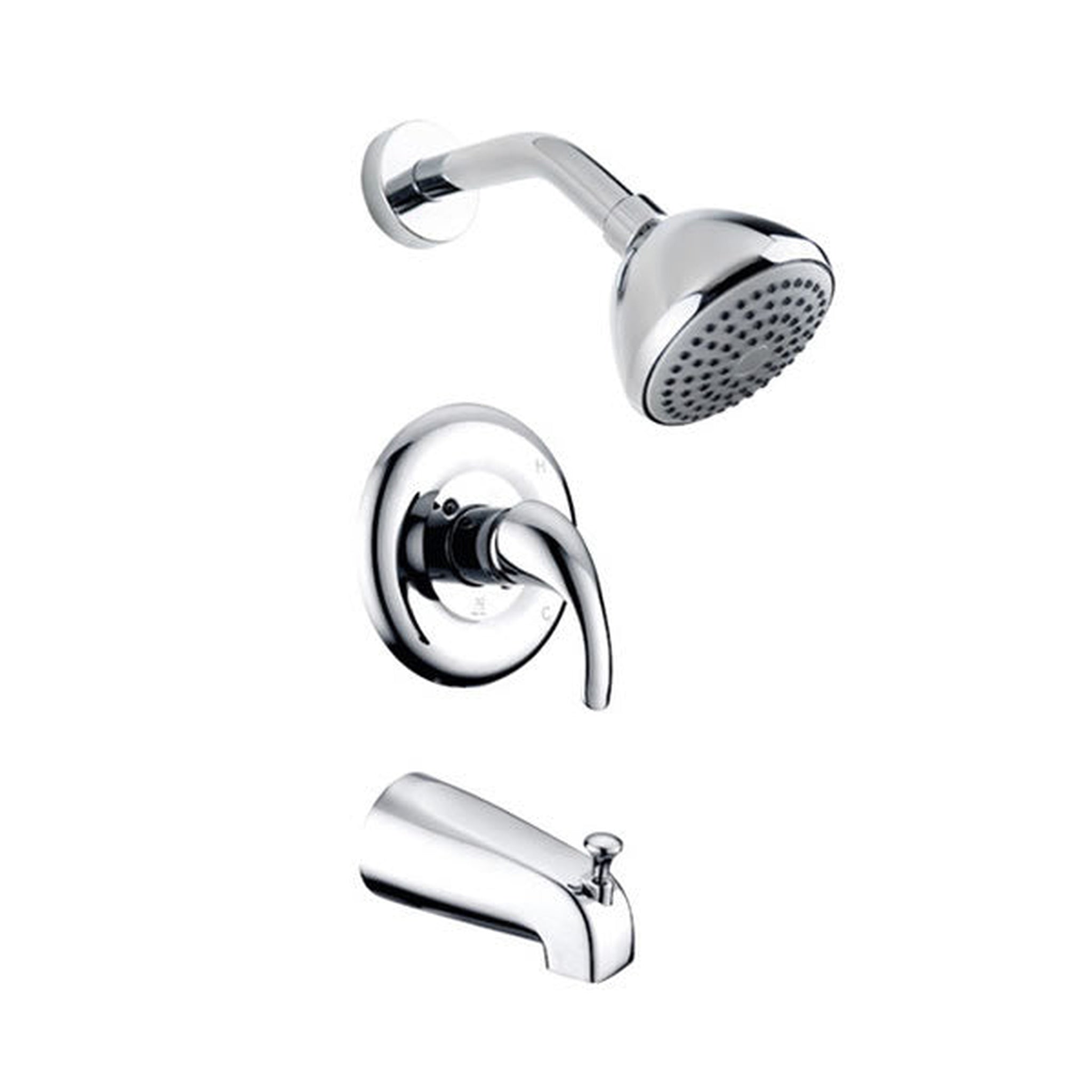 US Bath Store, BNK BFS5403CH Polished Chrome Shower And Tub Faucet