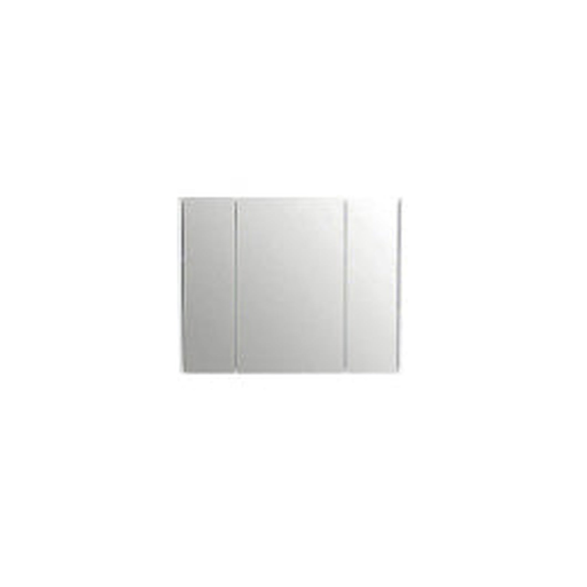 US Bath Store, BNK BMC3830PGO Mirror Cabinet Plaid Grey Oak