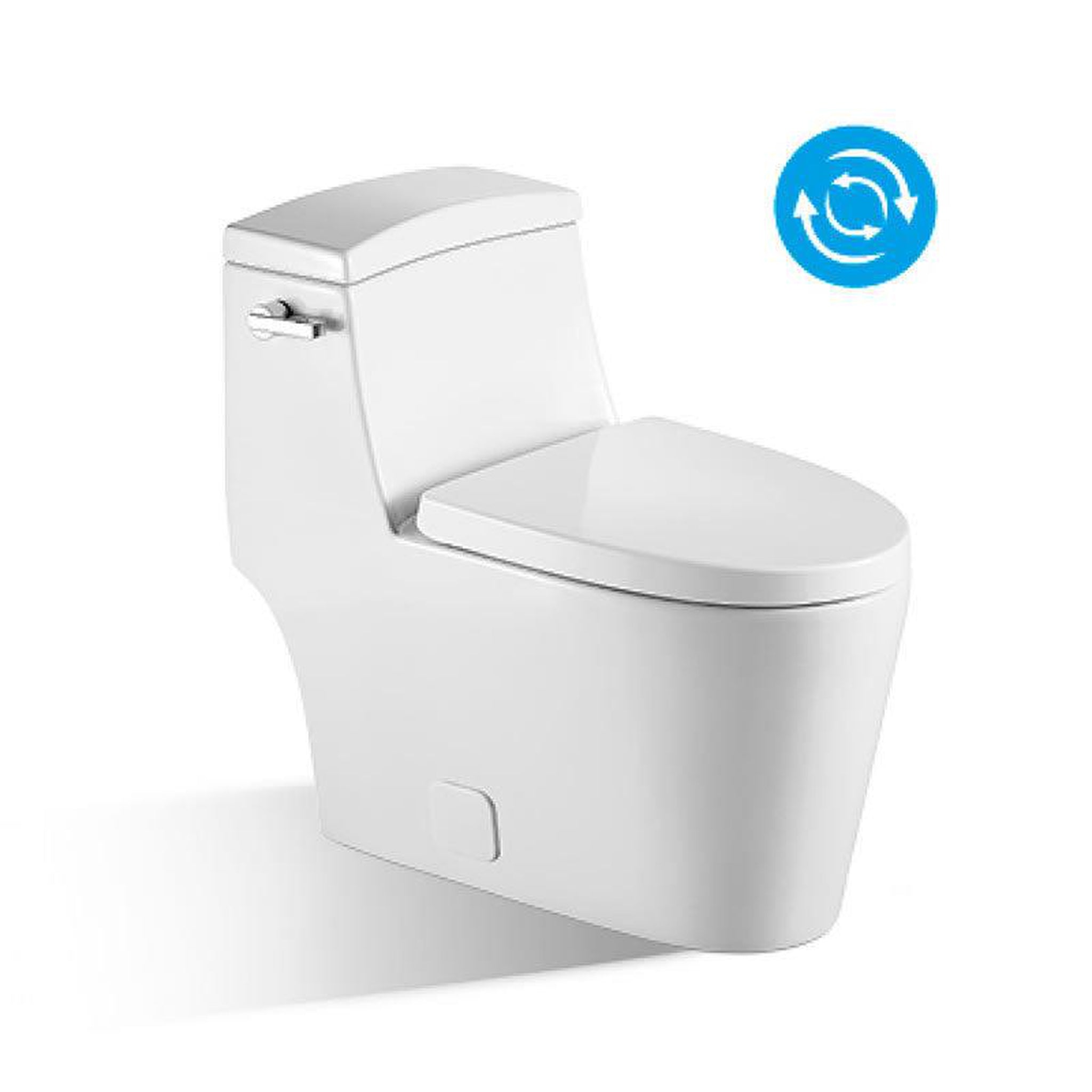 US Bath Store, BNK BTO BL-118 Siphon Flushing Toilet