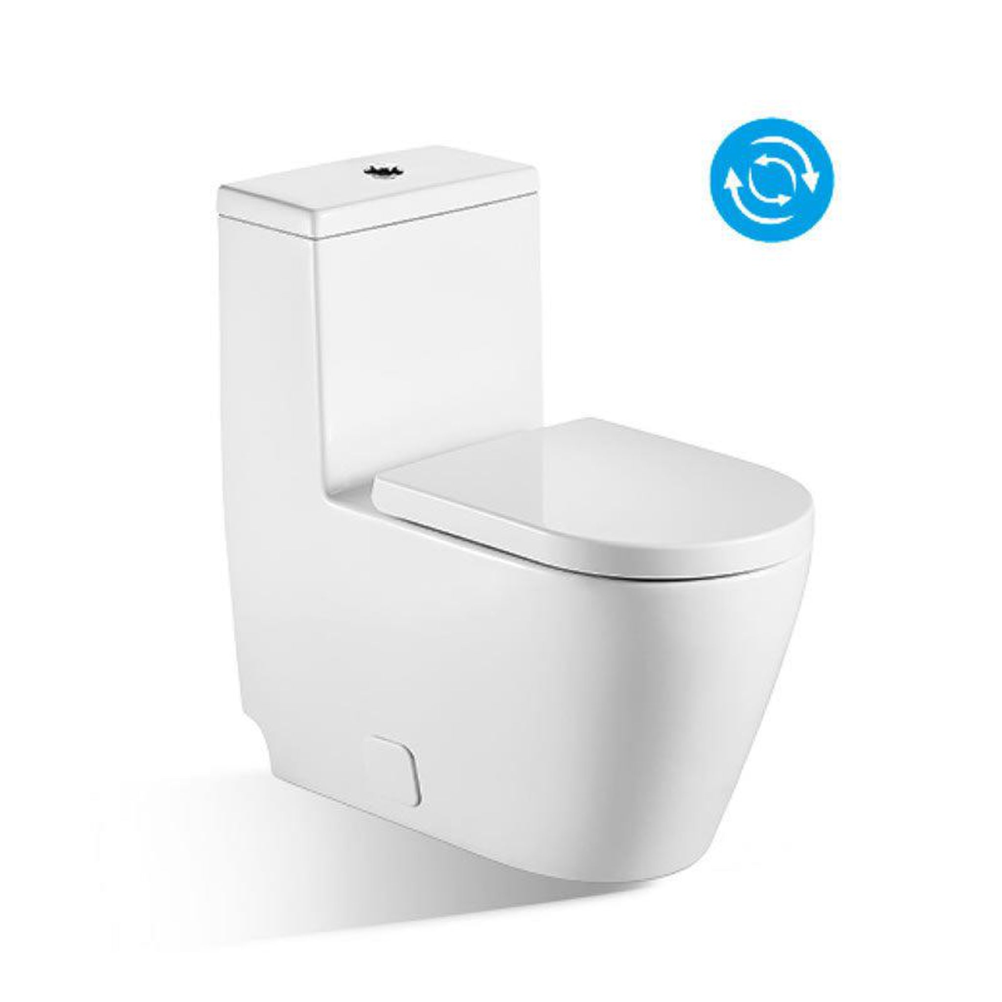 US Bath Store, BNK BTO BL-132 Siphon Flushing Toilet