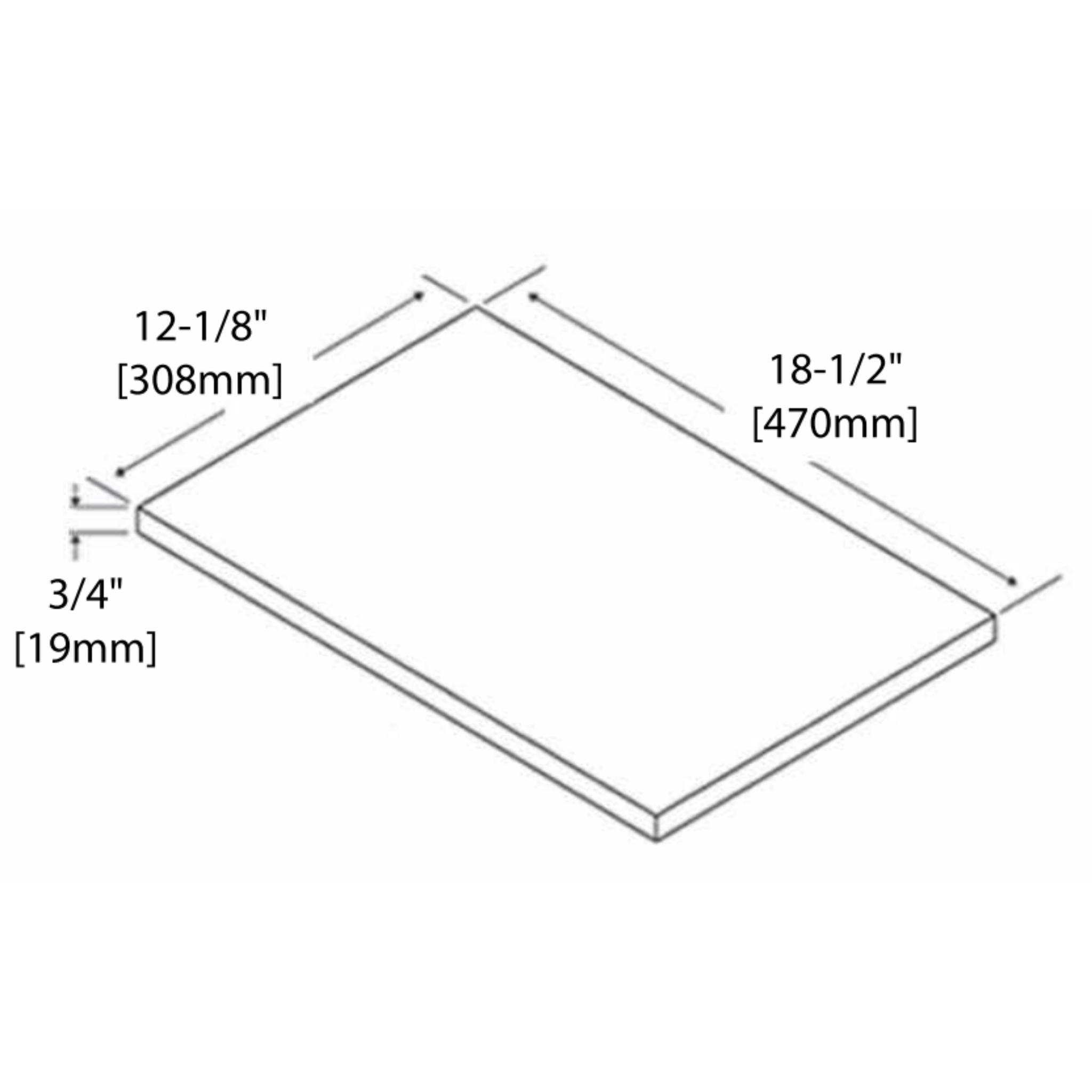 Blossom, Blossom Sydney 24" x 18 White Ceramic Vanity Top