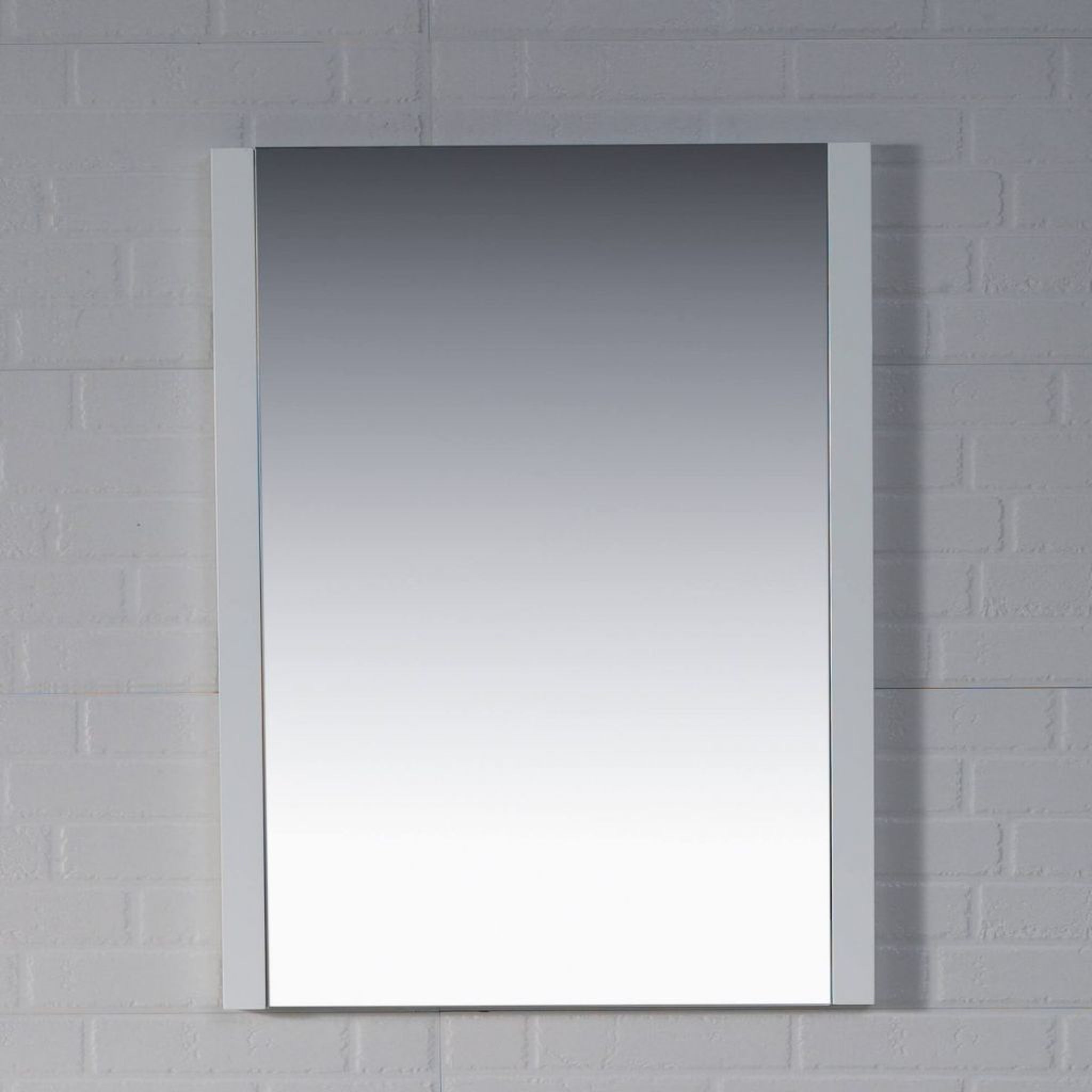 Blossom, Blossom Sydney 30" x 32" White Wall-Mounted Rectangle Mirror