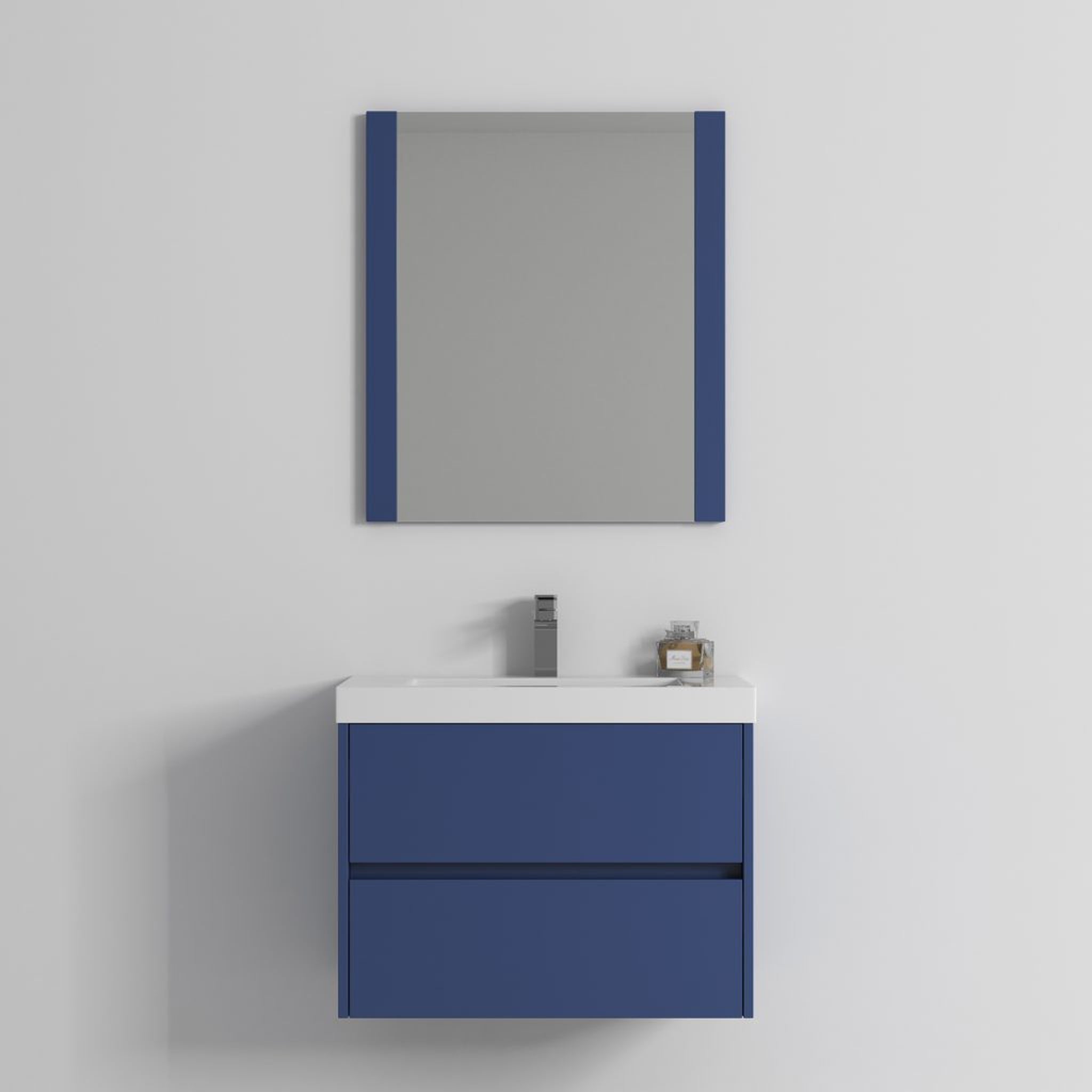 Blossom, Blossom Valencia 30" Navy Blue Wall-Mounted Vanity Base Only