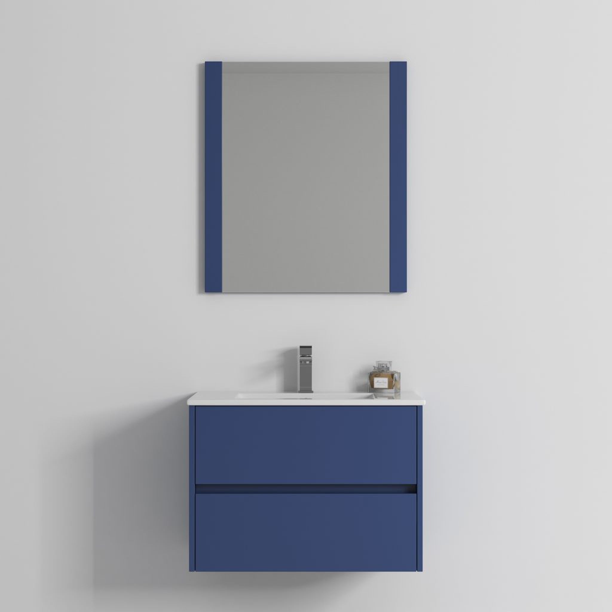 Blossom, Blossom Valencia 30" Navy Blue Wall-Mounted Vanity Base Only