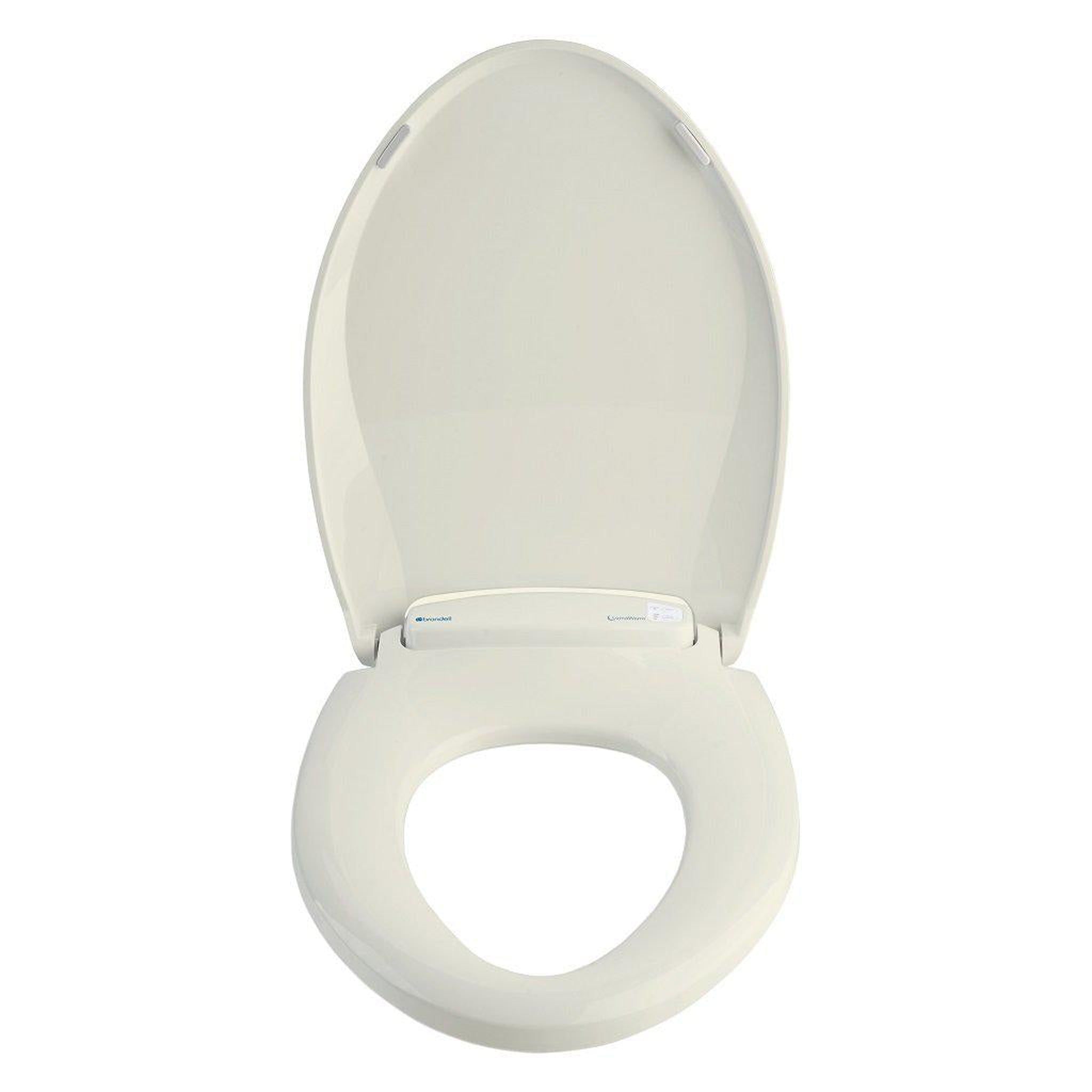 Brondell, Brondell LumaWarm 20" Biscuit Elongated Electric Heated Nightlight Luxury Toilet Seat