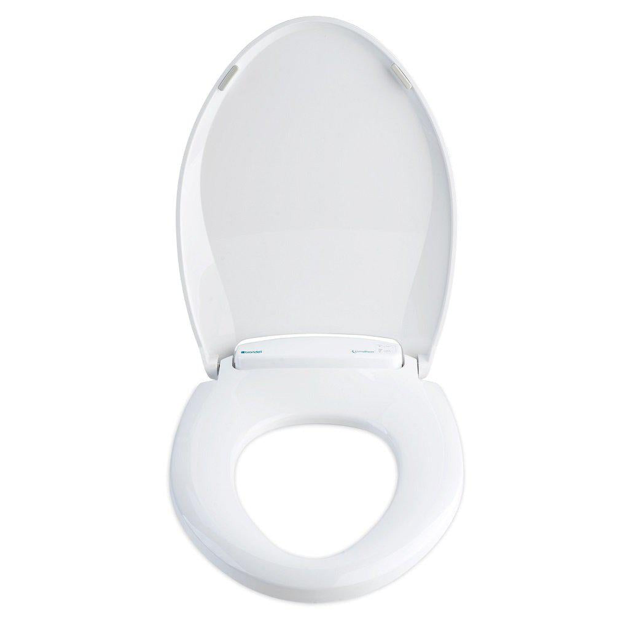 Brondell, Brondell LumaWarm 20" White Elongated Electric Heated Nightlight Luxury Toilet Seat