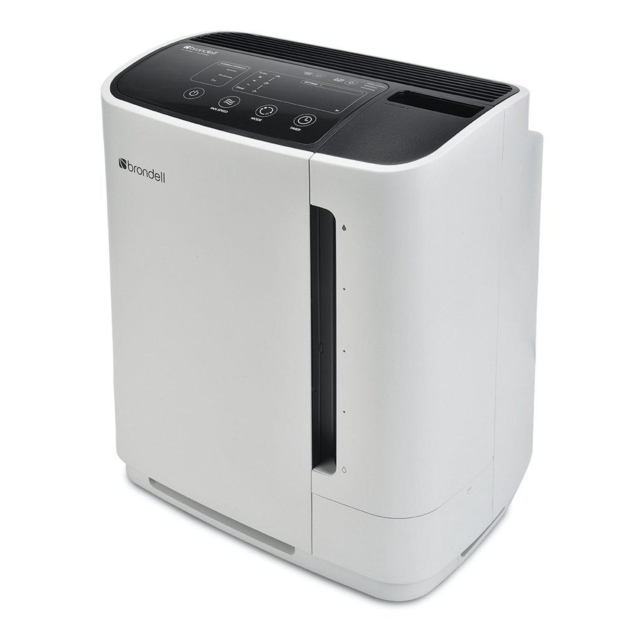 Brondell, Brondell O2+ Revive PR50 White True HEPA Air Purifier & Humidifier