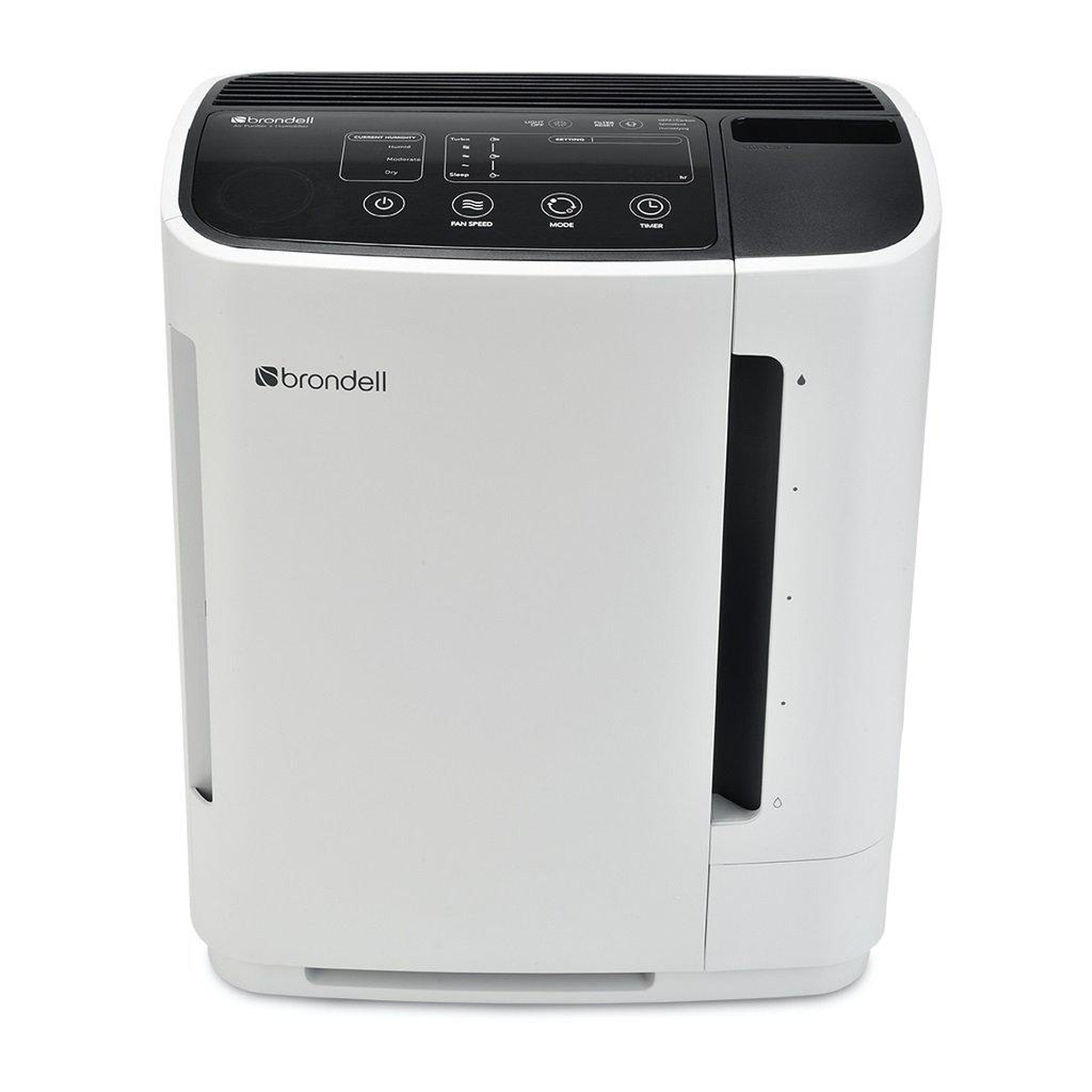 Brondell, Brondell O2+ Revive PR50 White True HEPA Air Purifier & Humidifier