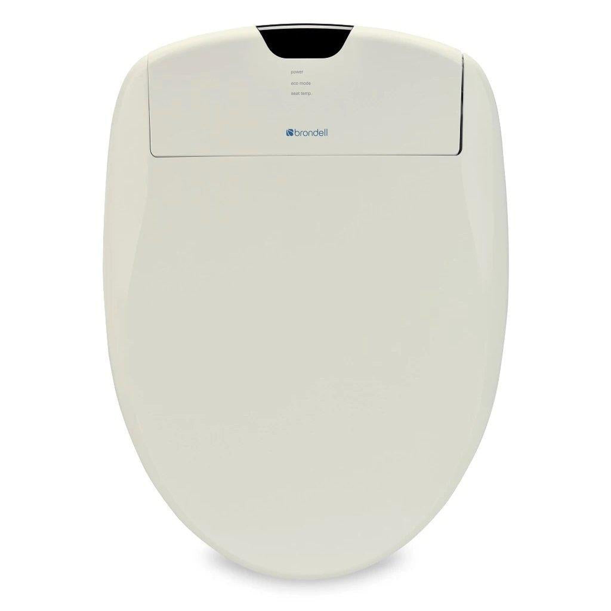 Brondell, Brondell Swash 1400 20.43" Biscuit Elongated Electric Luxury Bidet Toilet Seat With Wireless Remote Control