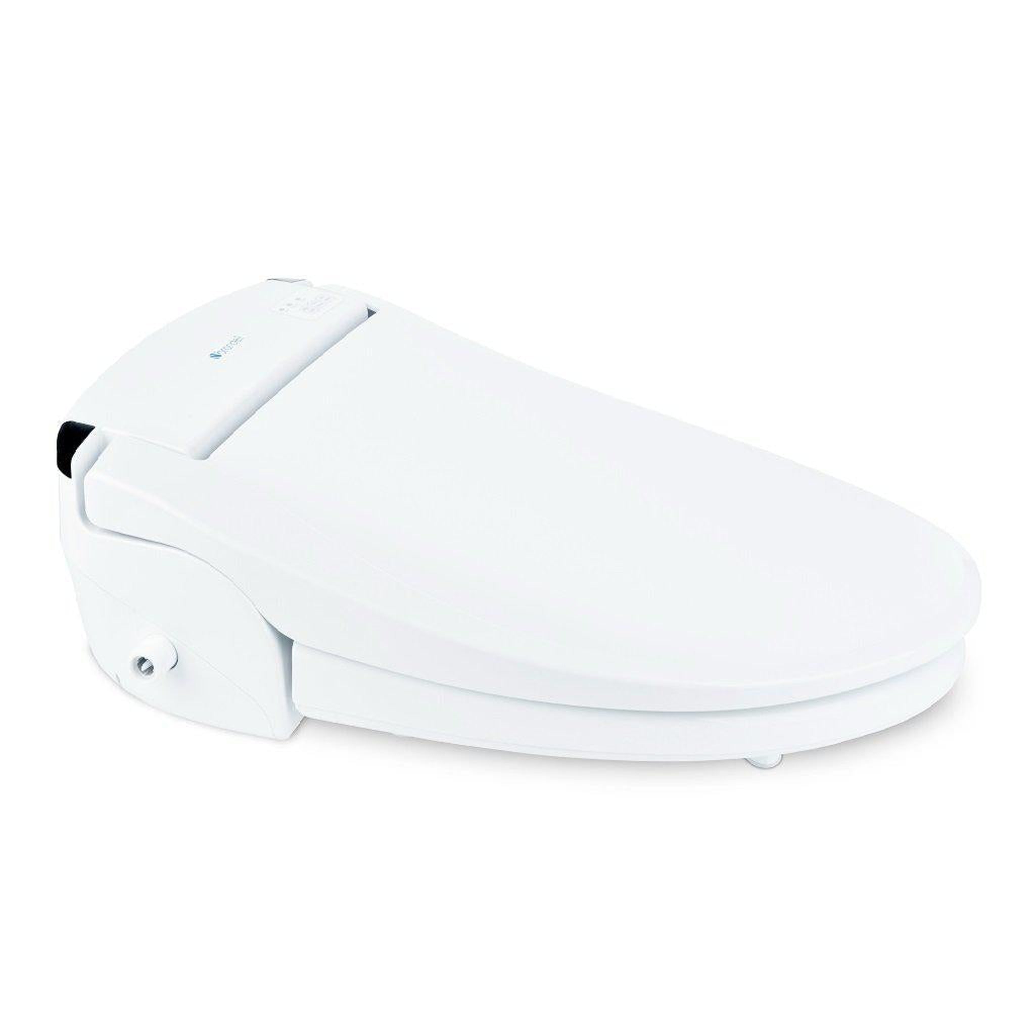 Brondell, Brondell Swash DS725 19.5" White Round Electric Advanced Bidet Toilet Seat With Wireless Remote Control