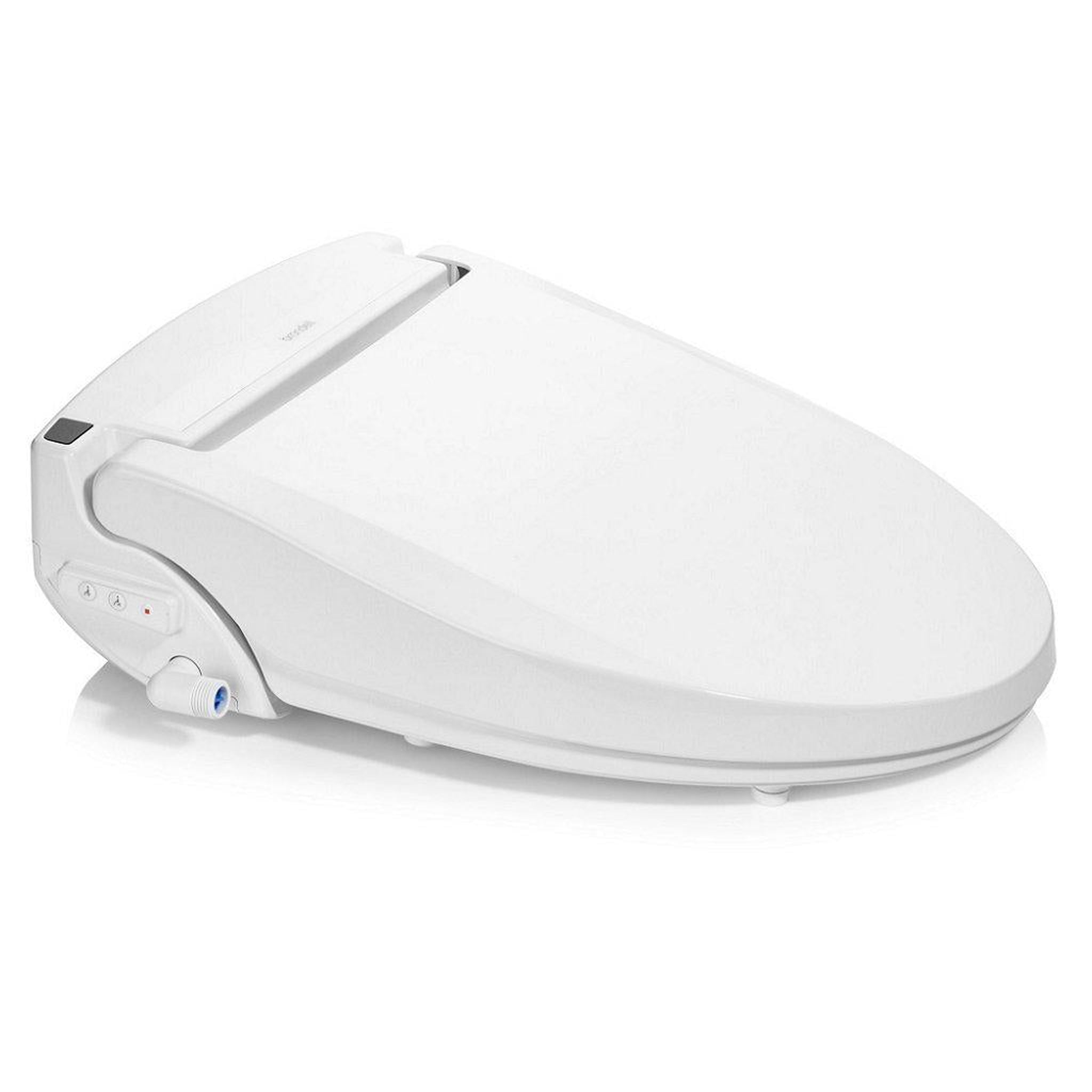 Brondell, Brondell Swash Select DR802 20.7" White Elongated Electric Luxury Bidet Toilet Seat With Wireless Remote Control