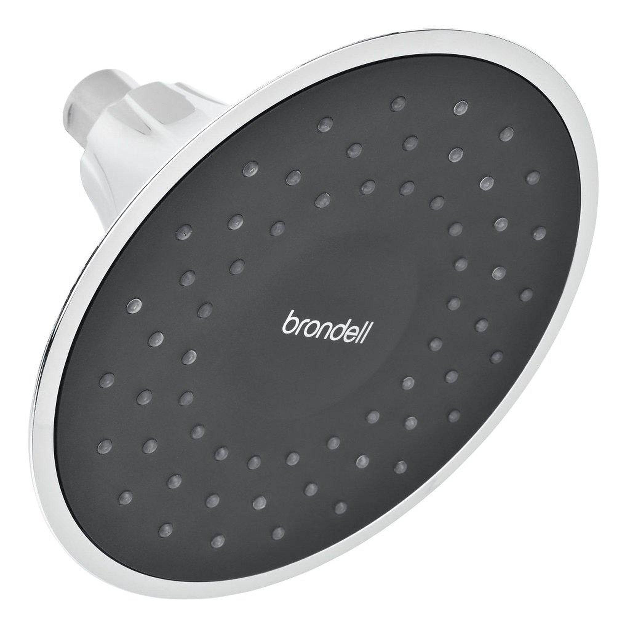 Brondell, Brondell VivaSpring Chrome Obsidian Face Filtered Showerhead