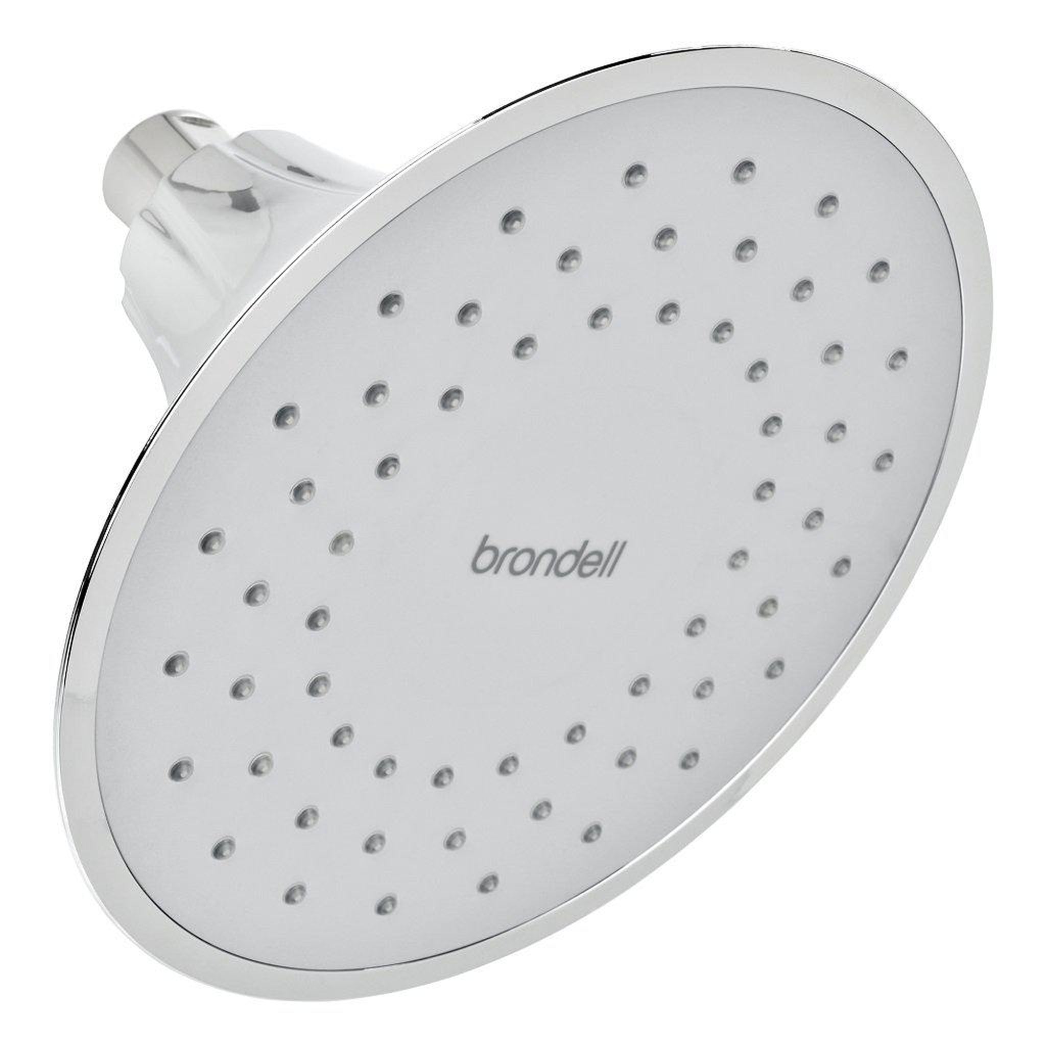 Brondell, Brondell VivaSpring Chrome Slate Face Filtered Showerhead