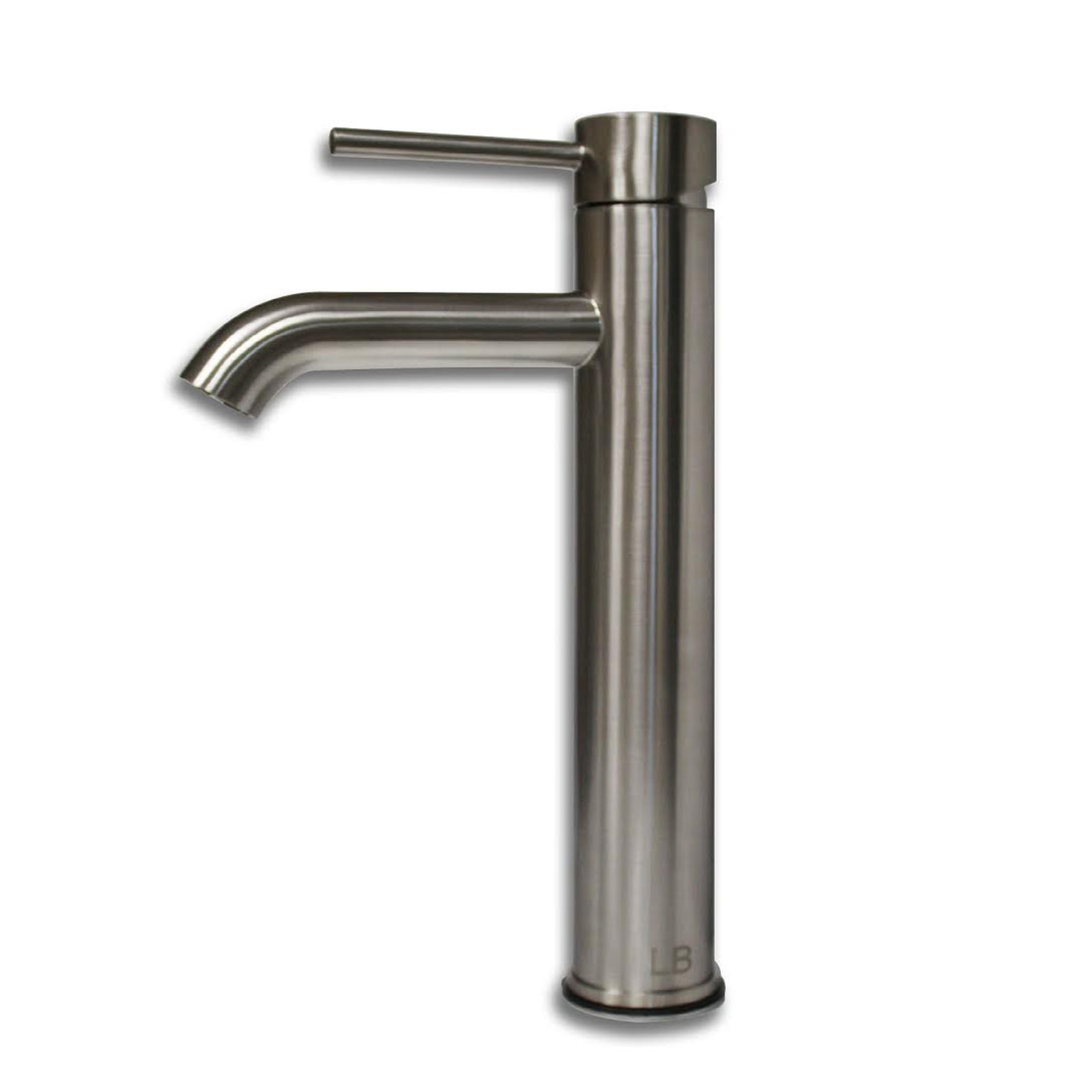 Cambridge Plumbing, Cambridge Plumbing 12" Brushed Nickel Single Stem Short Vanity Vessel Sink Faucet